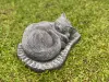  Product image 2 of the product “Lilith -Lying cat on a base, 33 cm L | cast stone ”